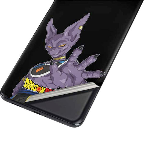 Dragon Ball Super Beerus Portrait Galaxy S21 Plus 5G Skin